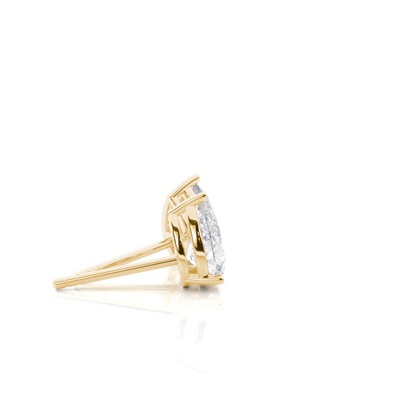 Pear Moissanite Diamond Earrings Diamond