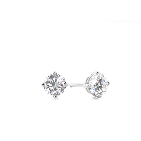 Prong Setting Diamond Stud Earrings