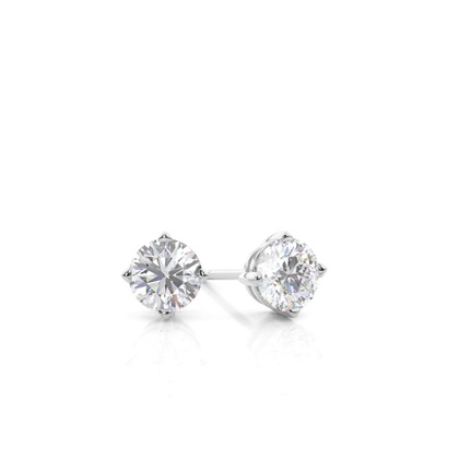 Prong Setting Moissanite Stud Earrings
