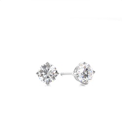 Prong Setting Diamond Stud Earrings
