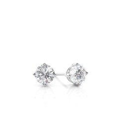 Prong Setting Moissanite Stud Earrings