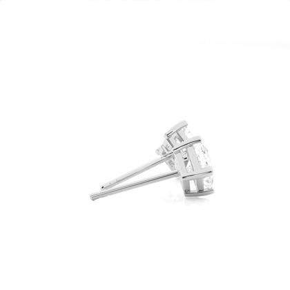 Prong-Einstellung Diamant-Ohrstecker