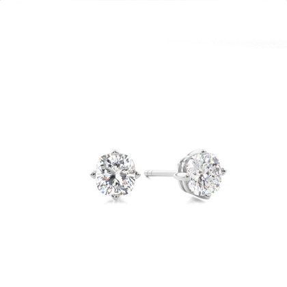 Cushion Cut Diamond Earrings