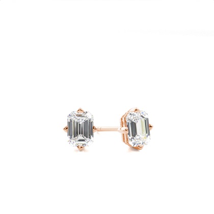 Prong Setting Diamond Stud Earrings