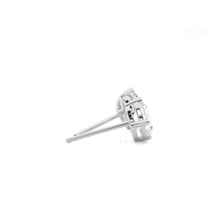 Prong-Einstellung Diamant-Ohrstecker