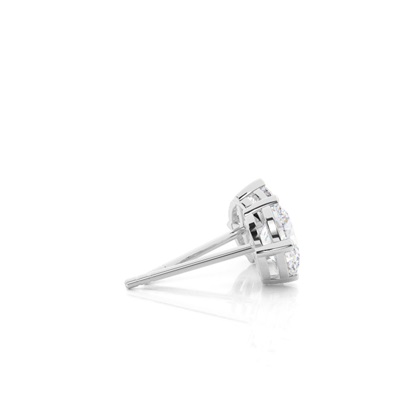 Oval Moissanite Earrings