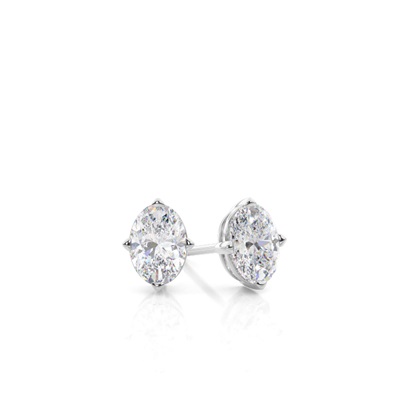 Prong Setting Moissanite Stud Earrings