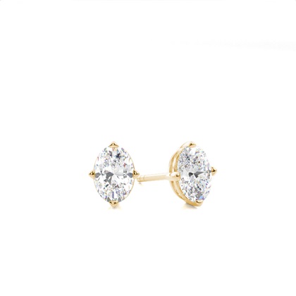 Prong Setting Diamond Stud Earrings