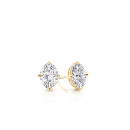Prong Setting Moissanite Stud Earrings