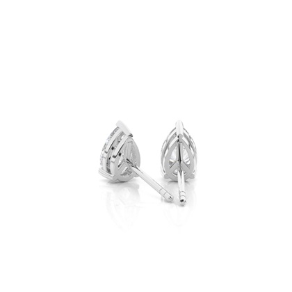 Prong-Einstellung Moissanit-Ohrstecker