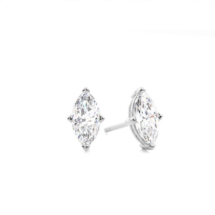 Prong Setting Diamond Stud Earrings