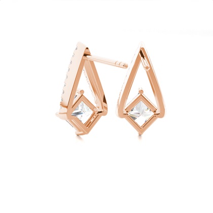 Prong Setting Diamond Stud Earrings