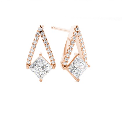 Prong Setting Diamond Stud Earrings