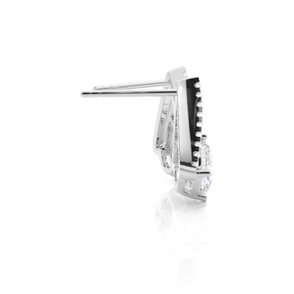 Oval Moissanite Earrings