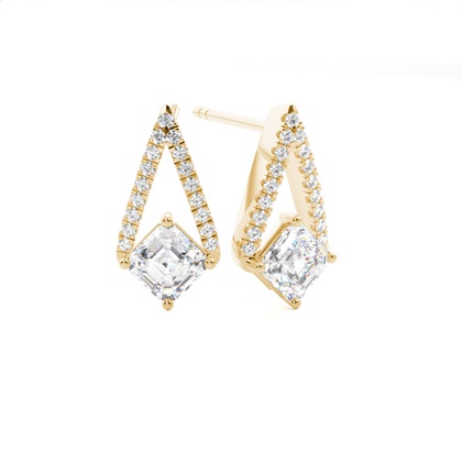 Prong Setting Diamond Stud Earrings