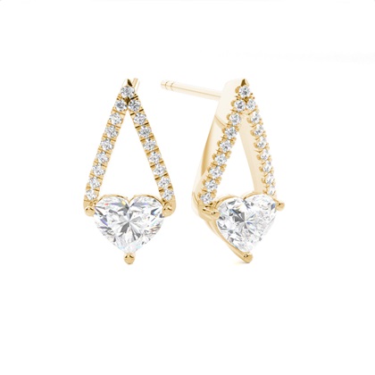 Prong Setting Diamond Stud Earrings