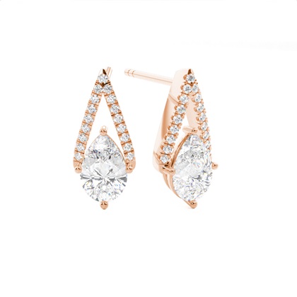 Prong Setting Diamond Stud Earrings