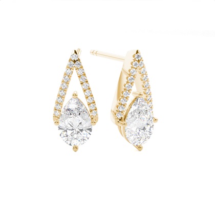 Prong Setting Diamond Stud Earrings