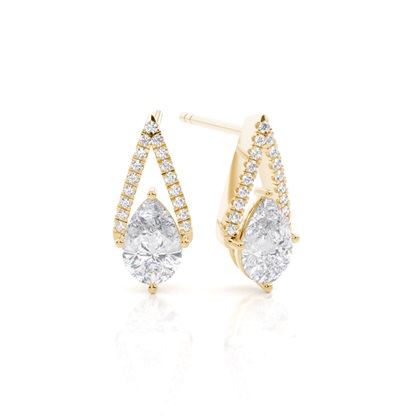 Prong Setting Moissanite Stud Earrings