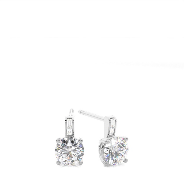 Prong Setting Diamond Stud Earrings