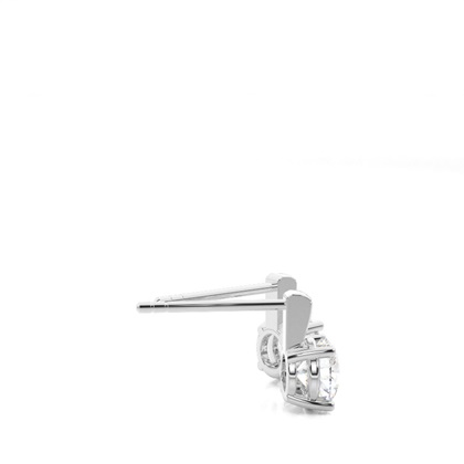 Prong-Einstellung Diamant-Ohrstecker