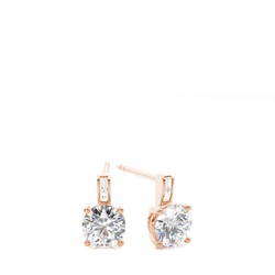 Prong Setting Diamond Stud Earrings