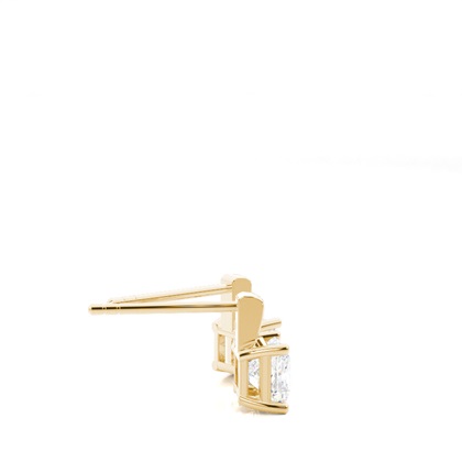 Prong-Einstellung Diamant-Ohrstecker