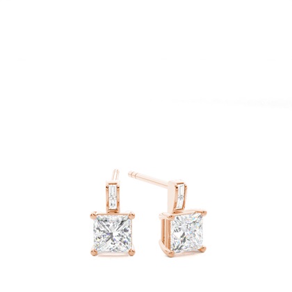 Prong Setting Diamond Stud Earrings
