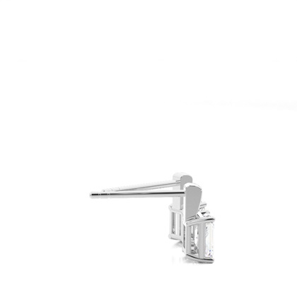 Prong-Einstellung Diamant-Ohrstecker