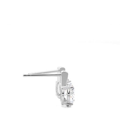 Prong-Einstellung Diamant-Ohrstecker