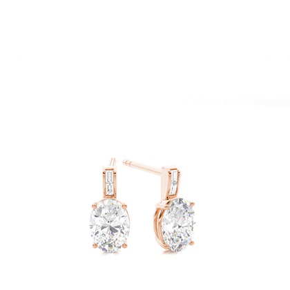Prong Setting Diamond Stud Earrings
