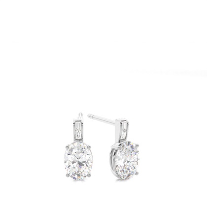 Prong Setting Diamond Stud Earrings