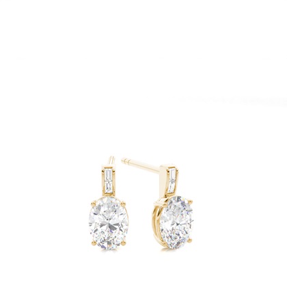 Prong Setting Diamond Stud Earrings