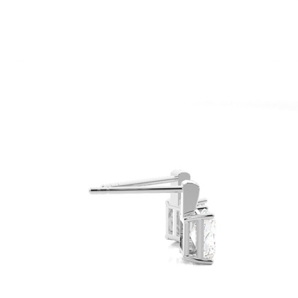 Prong-Einstellung Diamant-Ohrstecker