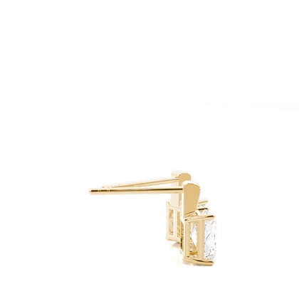 Prong-Einstellung Diamant-Ohrstecker