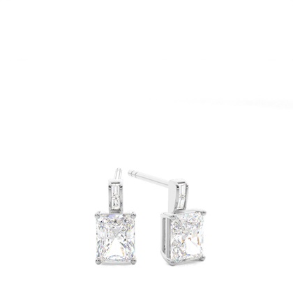 Radiant Diamond Earrings