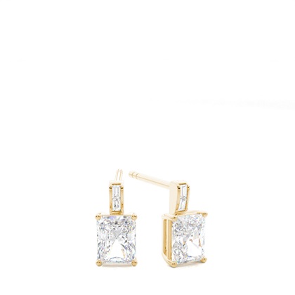 Radiant Diamond Earrings