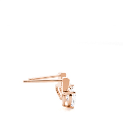 Prong-Einstellung Diamant-Ohrstecker