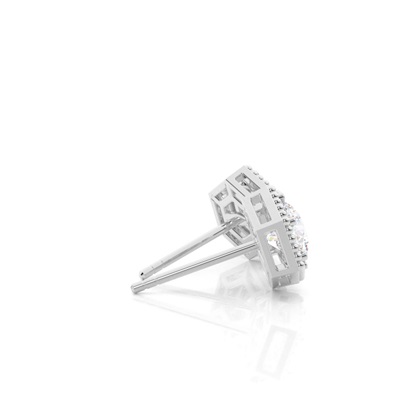 Prong Setting Moissanite Stud Earrings