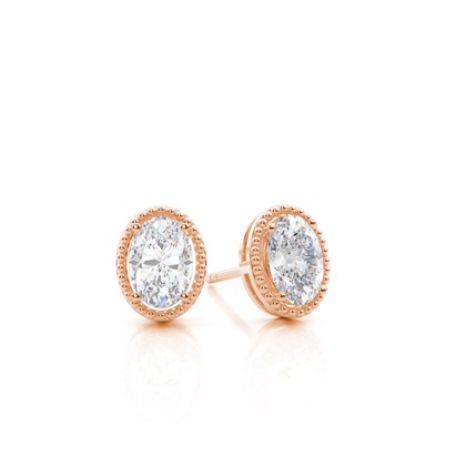 Prong Setting Moissanite Stud Earrings