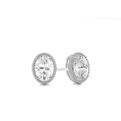 Prong Setting Diamond Stud Earrings