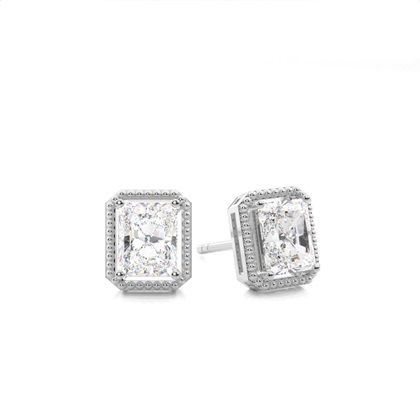 Radiant Diamond Earrings