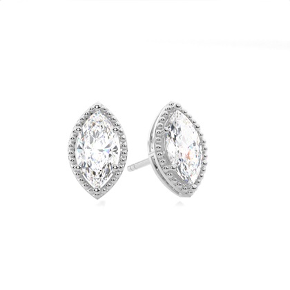 Prong Setting Diamond Stud Earrings