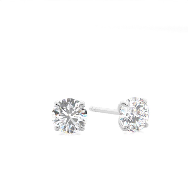 Prong Setting Diamond Stud Earrings