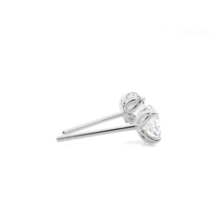 Prong Setting Diamond Stud Earrings
