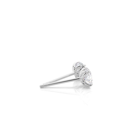 Prong Setting Moissanite Stud Earrings