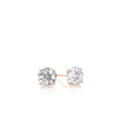 Prong Setting Moissanite Stud Earrings
