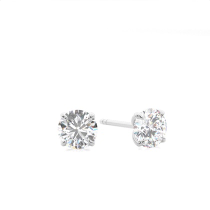 Prong Setting Diamond Stud Earrings