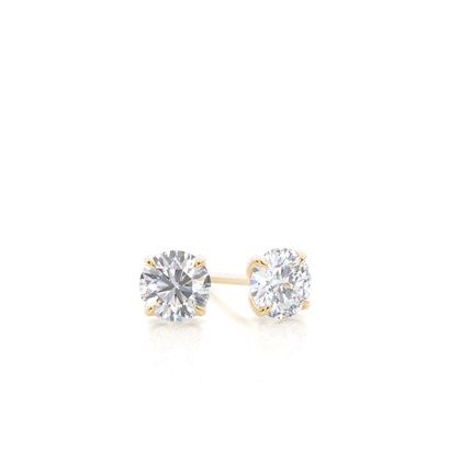 Prong Setting Moissanite Stud Earrings
