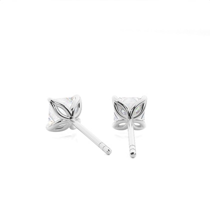 Prong-Einstellung Diamant-Ohrstecker